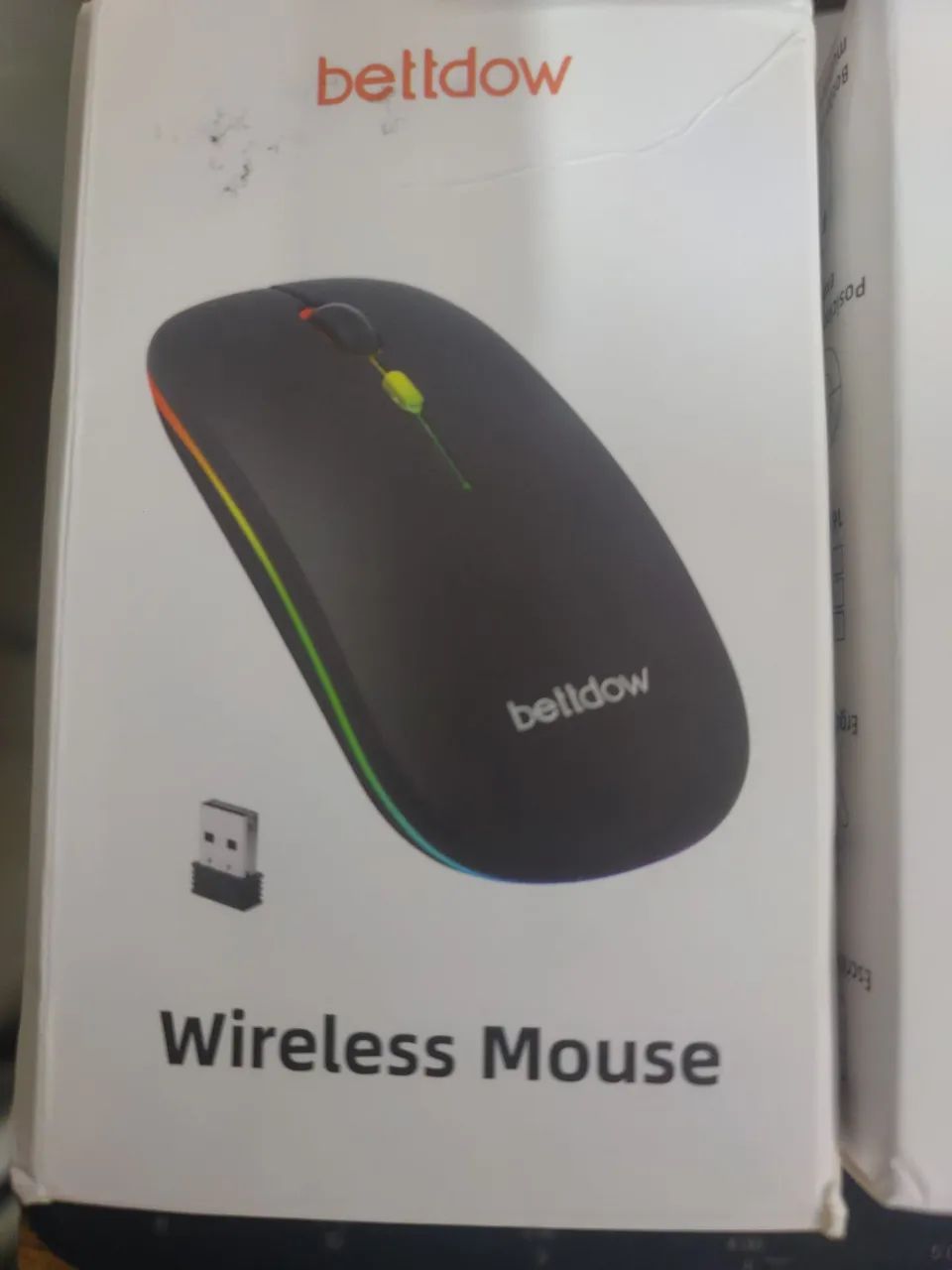 Mouse rgb sem fio  - Foto 2