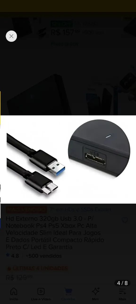HD Externo  - Foto 3
