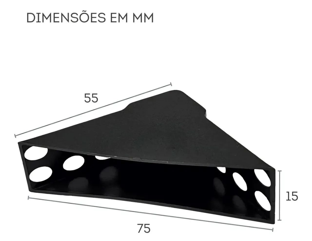 Kit 100 Cantoneiras de Plástico  - Foto 5