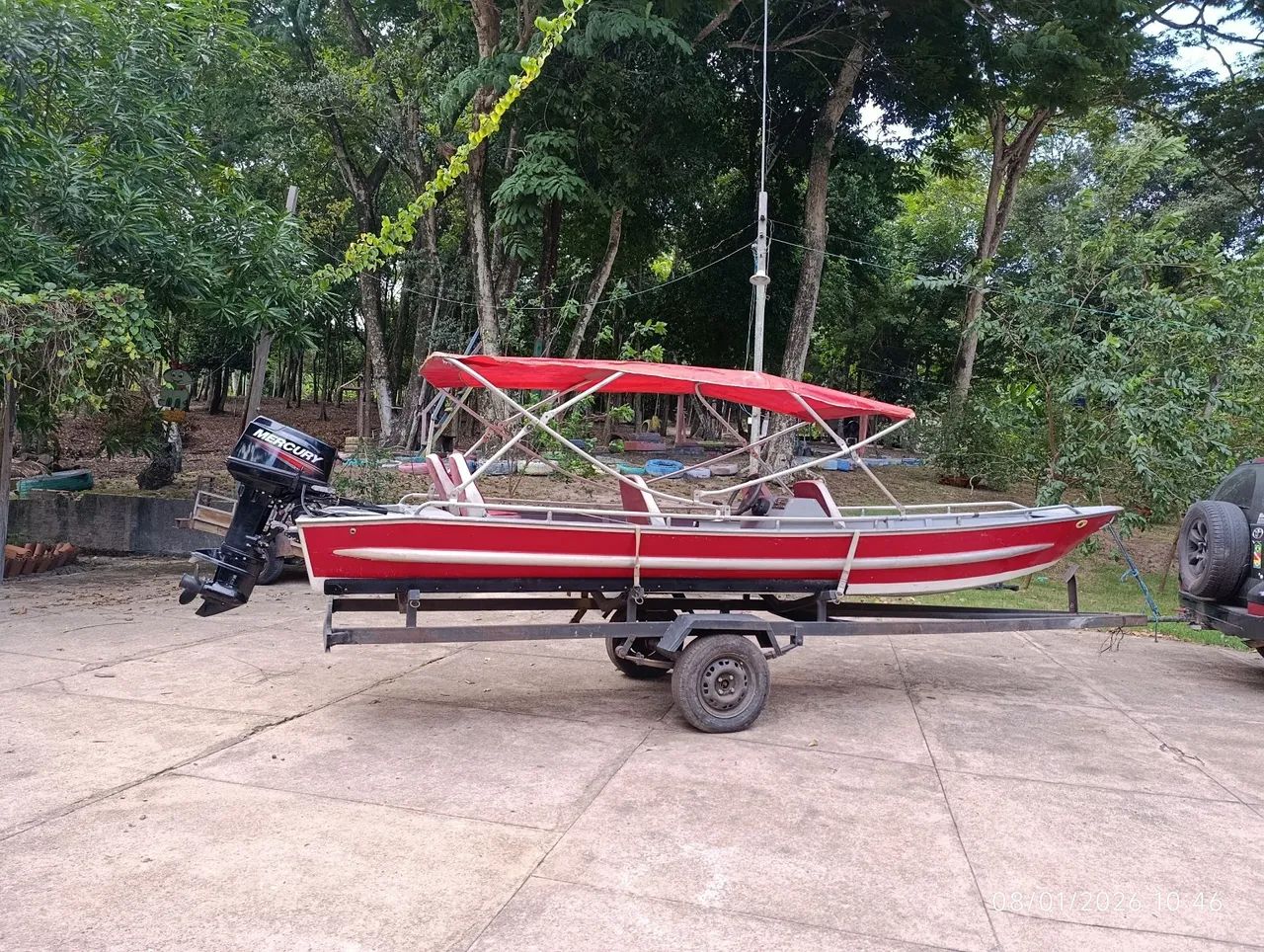 Lancha com motor Mercury 30 hp - Foto 10