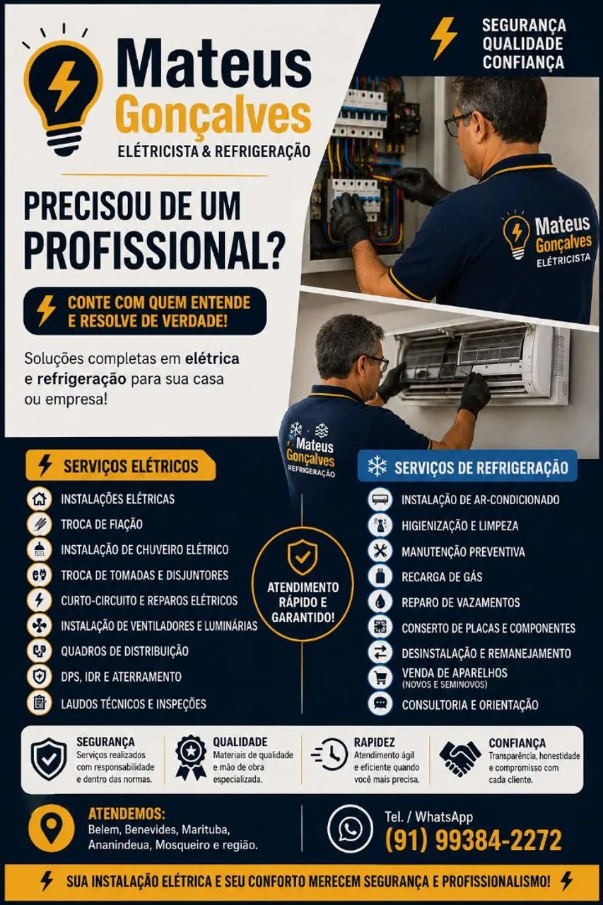 Eletricista, Refrigeração e Consultoria. - Foto 3