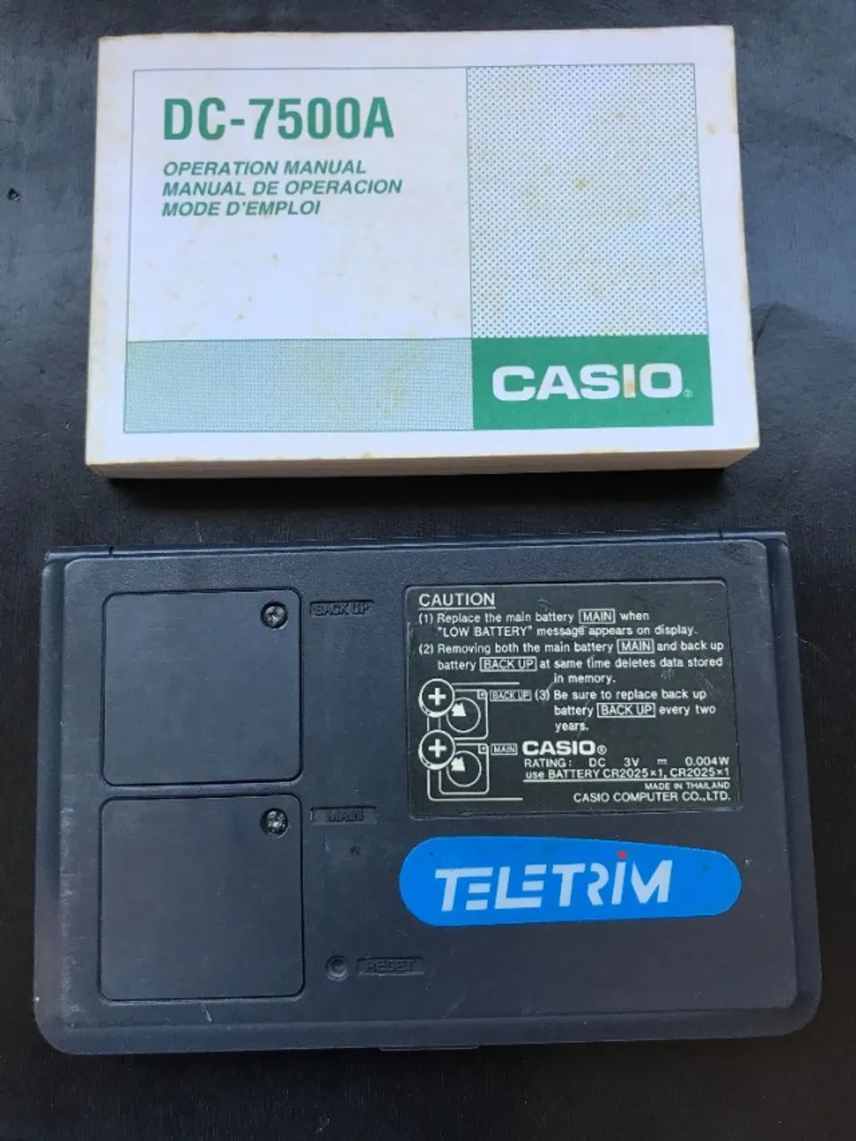 Agenda Digital Casio DC7500-A Data Bank - Foto 5