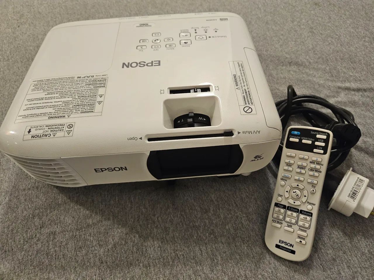 Projetor Epson Home Cinema 1060 (powerlite) 