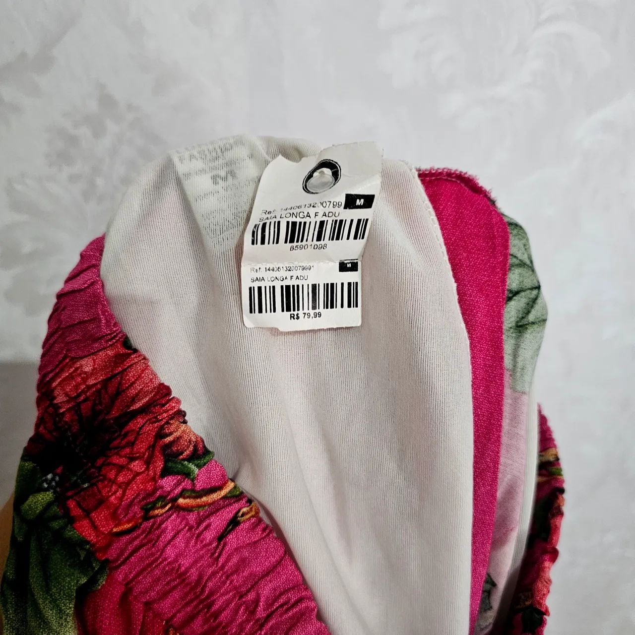 saia longa lorena fashion floral m - Foto 2