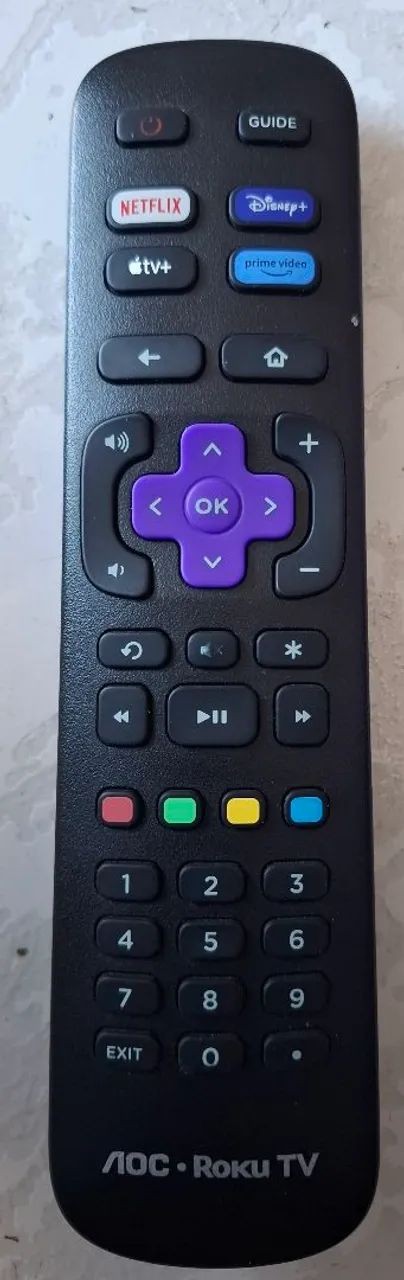 Tv 43 polegadas AOC Roku tela quebrada  - Foto 3