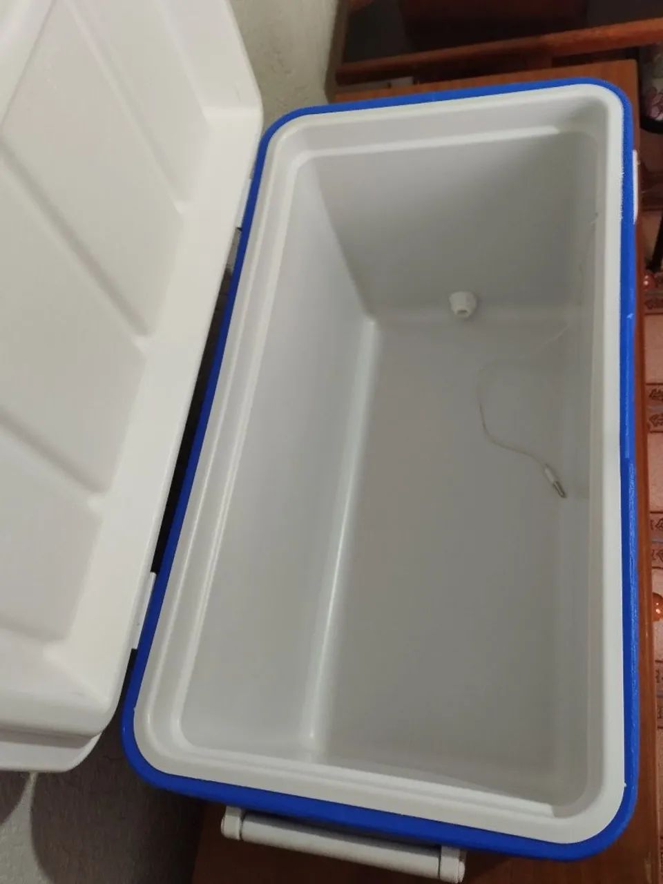 Caixa térmica com termômetro 45l.  - Foto 3