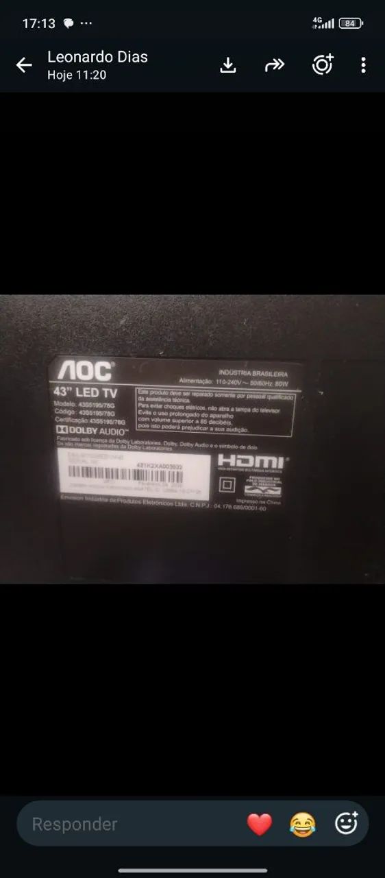Vendo tv pra retirada de peças  - Foto 2