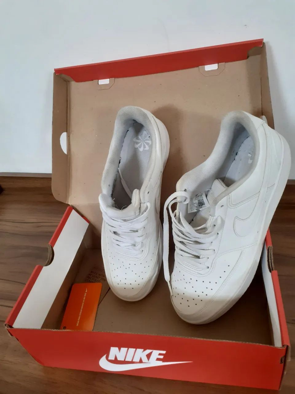 Tênis nike original branco court vision 43 - Foto 3