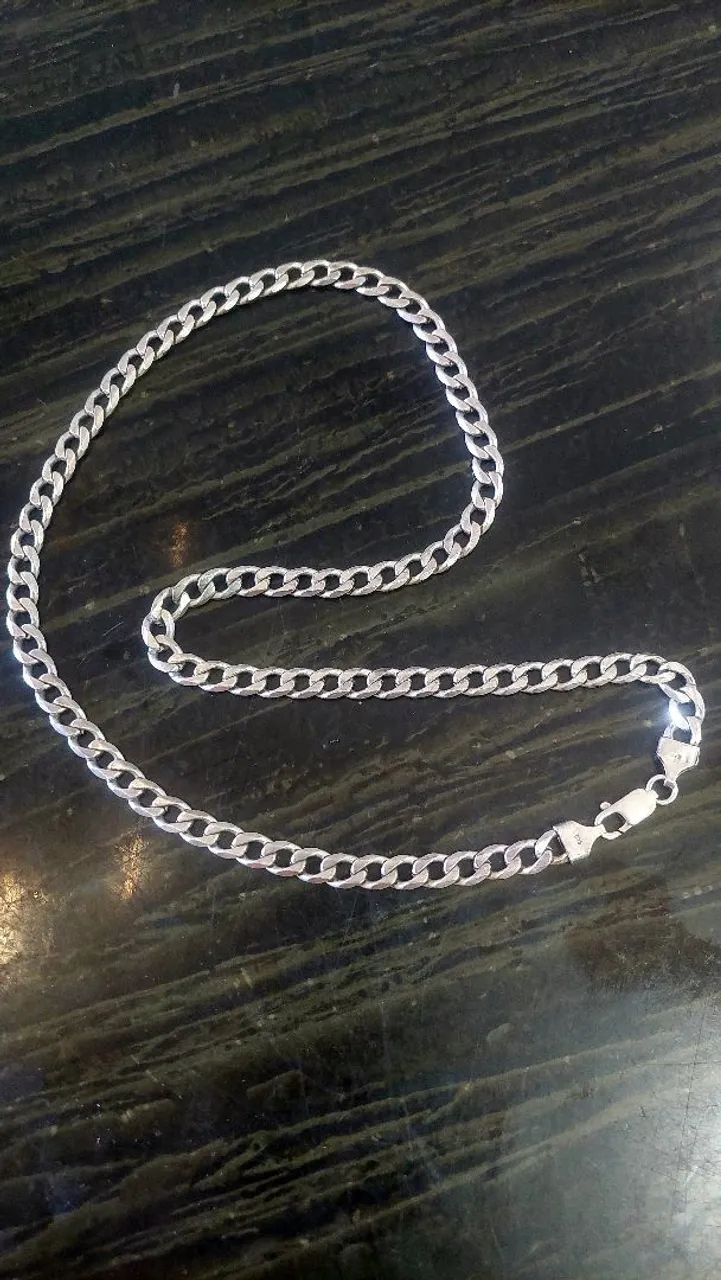 CORDÃO PRATA 925K MACIÇO 47 GRAMAS - Foto 2