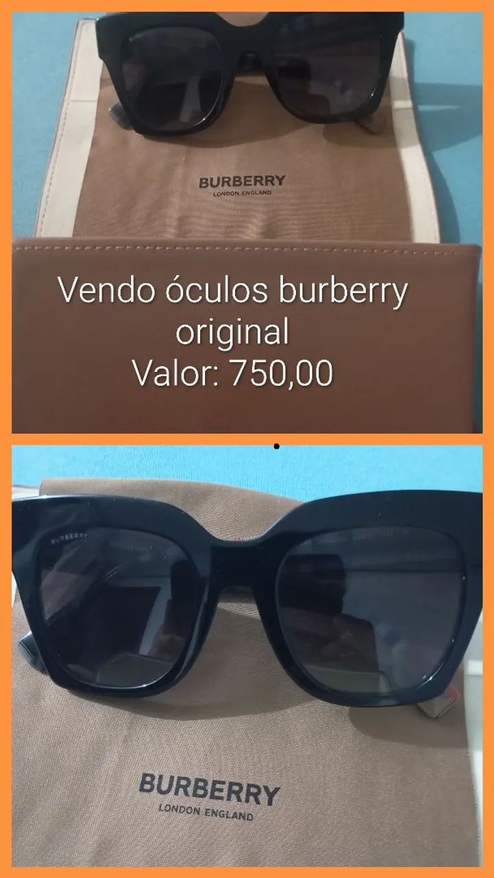 Óculos burberry original