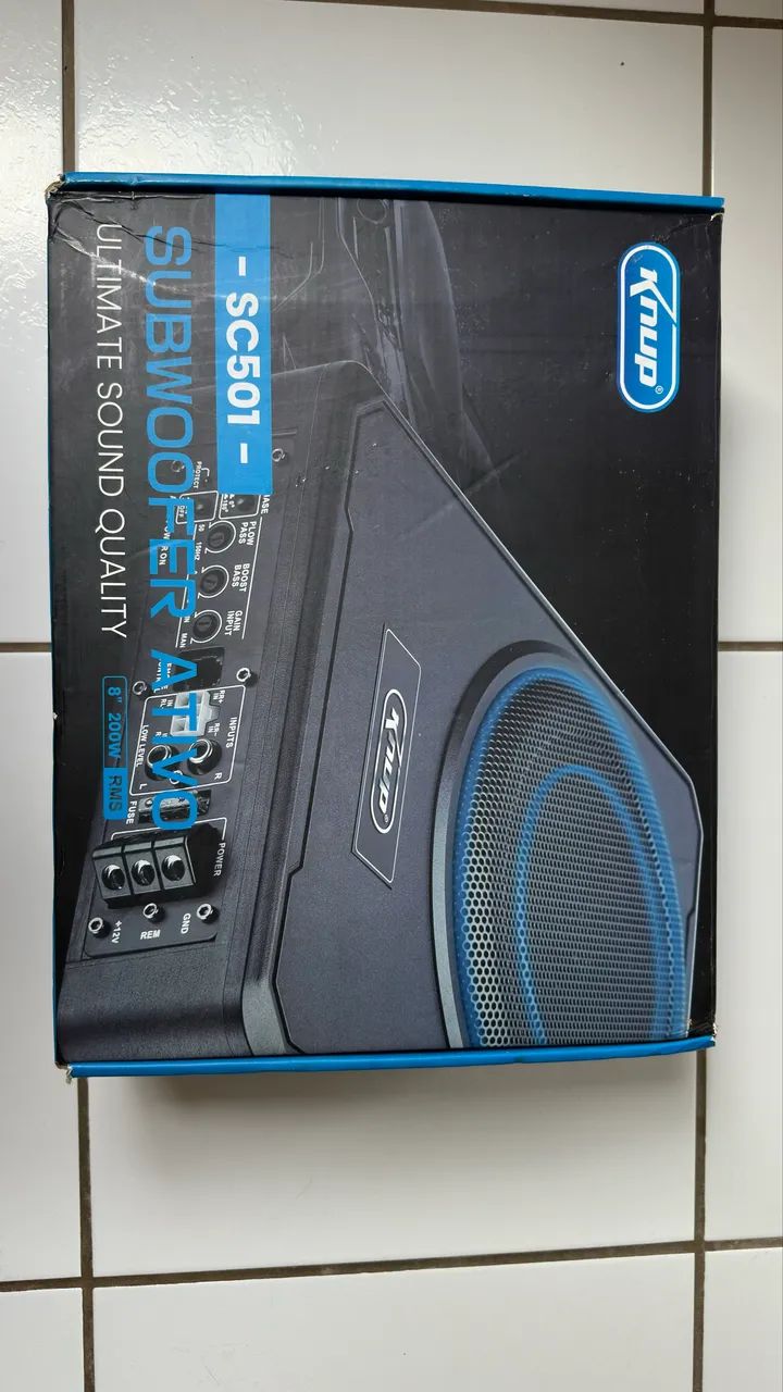 Subwoofer Slim Knup 8? 200w RMS - Foto 3