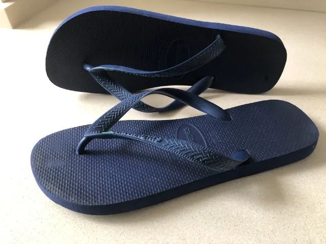Chinelos Sandálias Havaianas Brasil Navy 45/46 - Foto 2