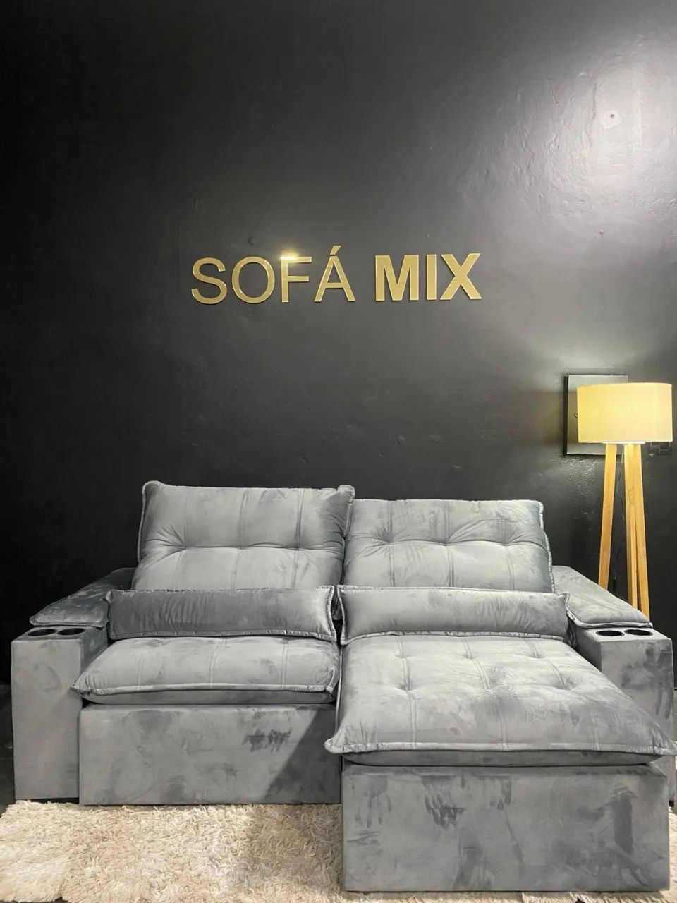 Sofá retratil reclinável 2,30 mts  - Foto 3