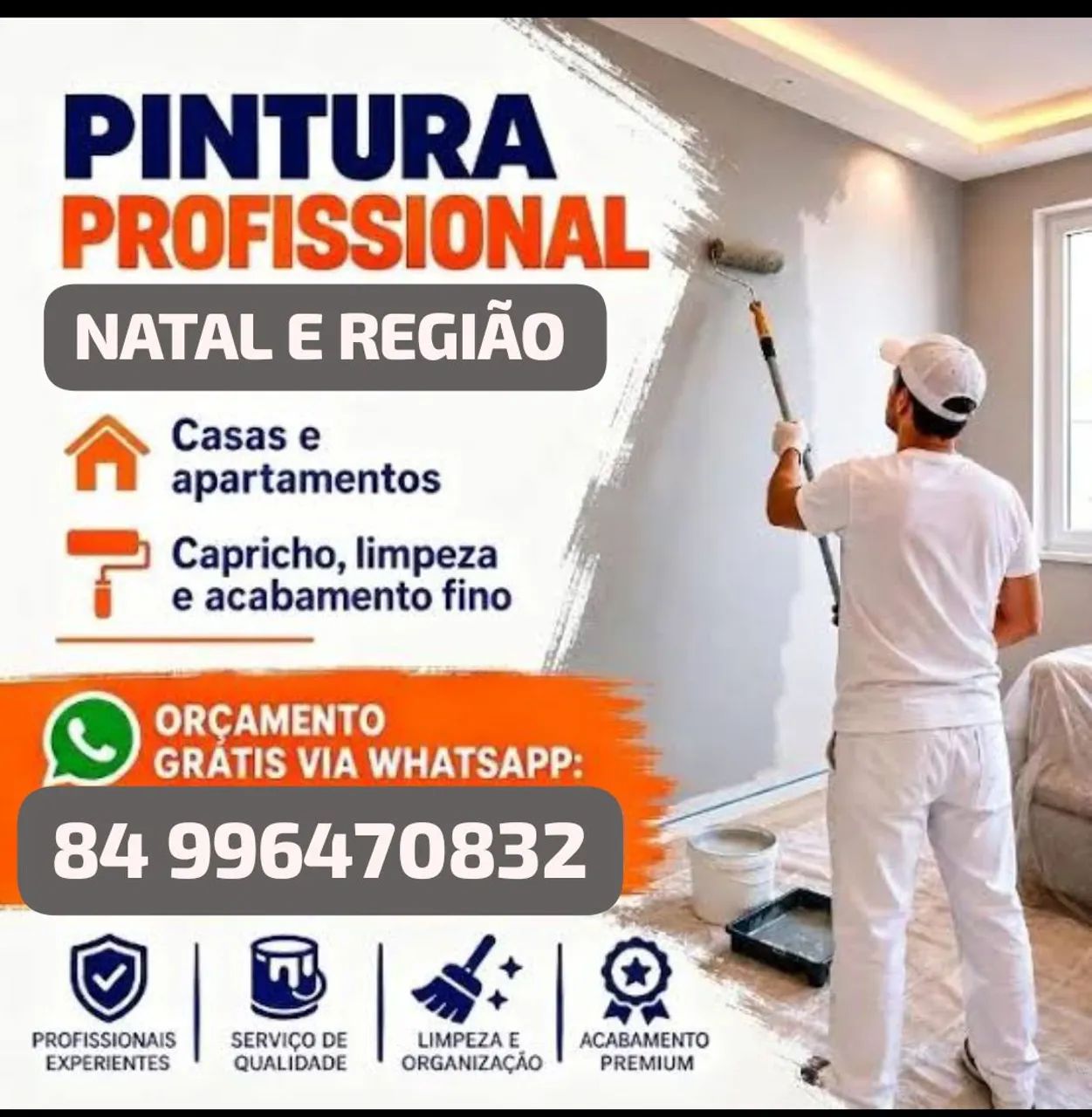 PINTOR PROFISSIONAL DISPONÍVEL 