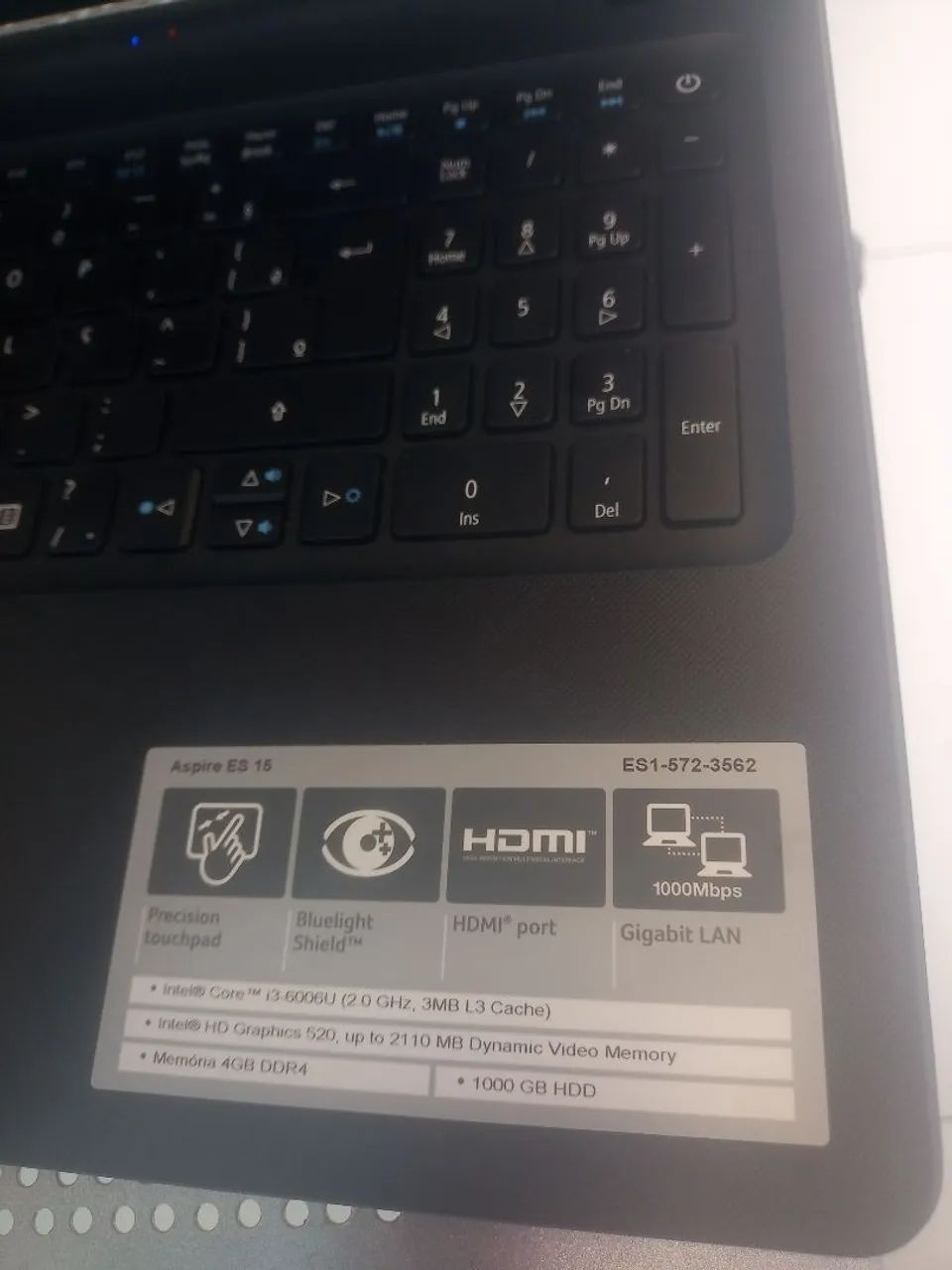 Notebook Acer Aspire ES15  - Foto 2