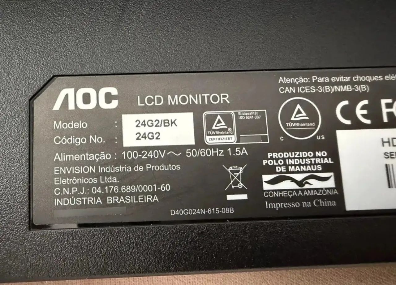 Monitor Gamer AOC Hero 24G2/BK - Foto 4