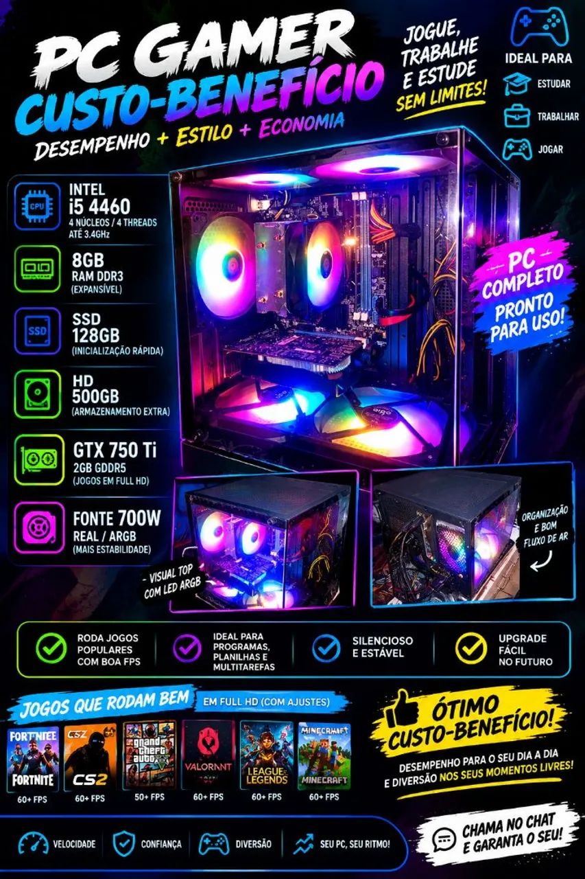 Pczinho gamer top