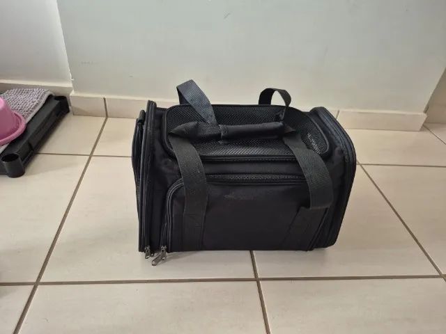 Bolsa de Transporte Pet Expansível - Nova (Nunca Usada) - Super Conforto - Foto 3