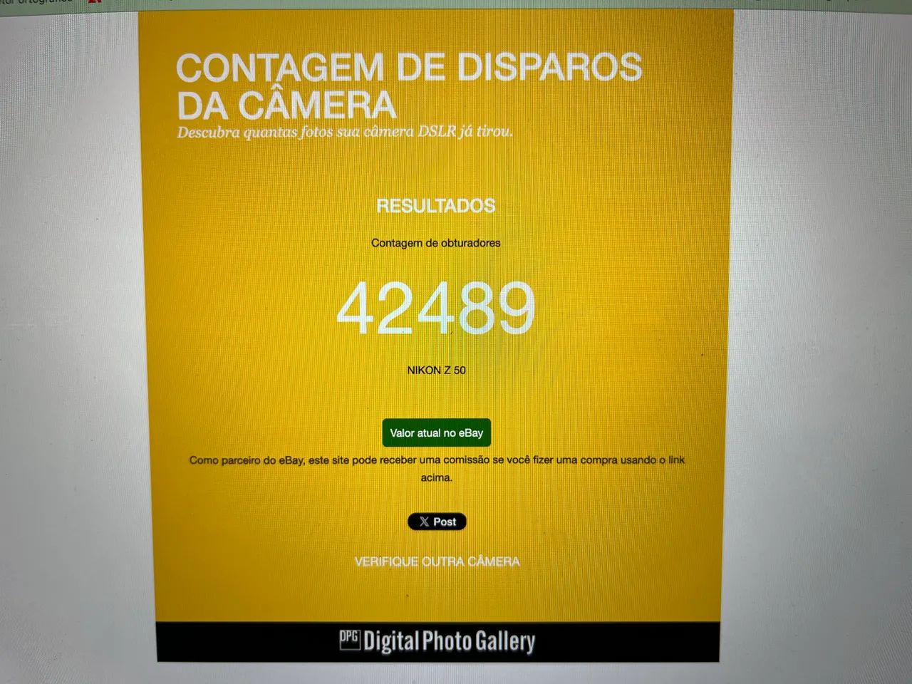 Câmera Nikon Z50 - Foto 4