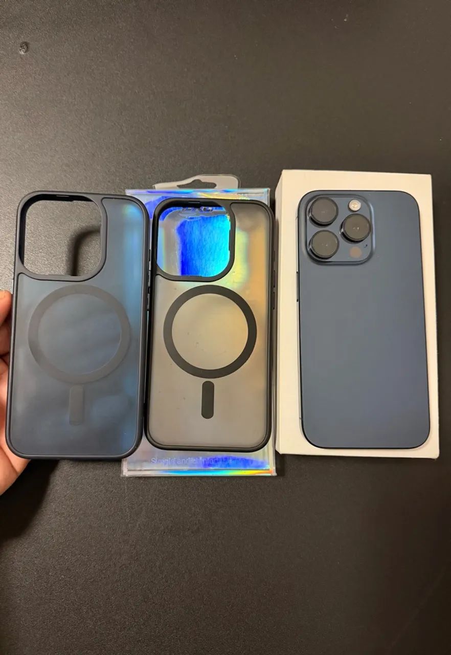 iPhone 15 pro Blue titanium - Foto 4