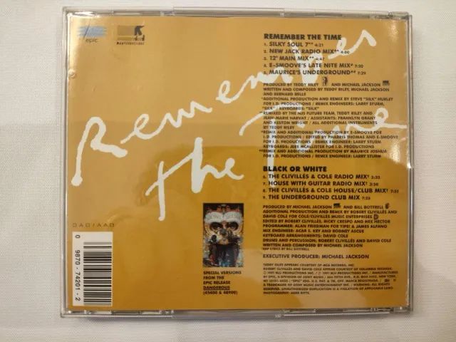 CD Maxi Single Raro Michael Jackson - Remember The Time (Importado