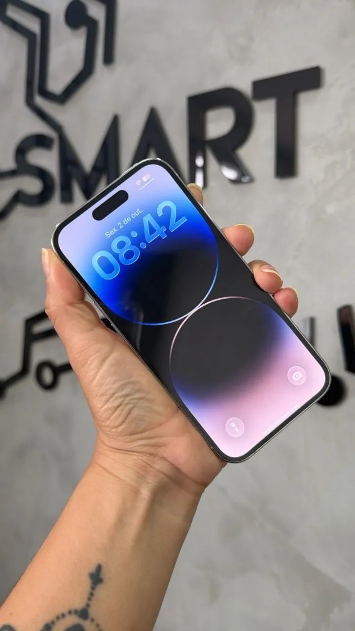 iPhone 14 Pro Silver 128B (Nota e 3 meses de garantia) - Foto 2