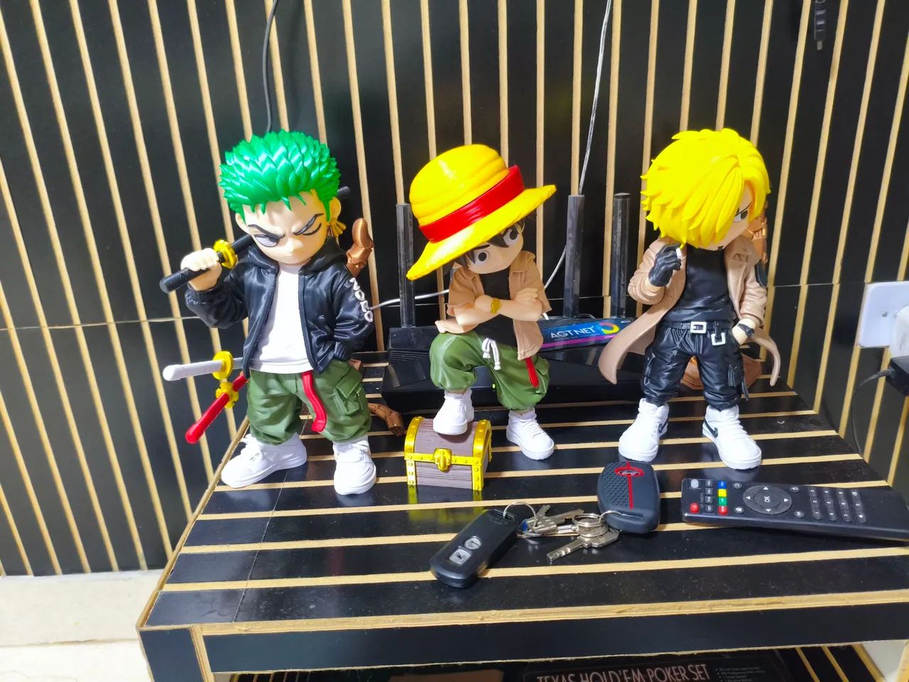 Trio , action figure one piece 3D 25 CM  - Foto 4