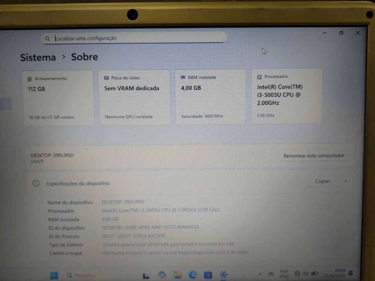 Notebook Ultra Prata  - Foto 3