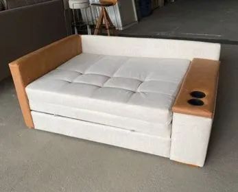 Sofá Cama com Baú e Porta Copos 1,59m - Promoção!! - Foto 2