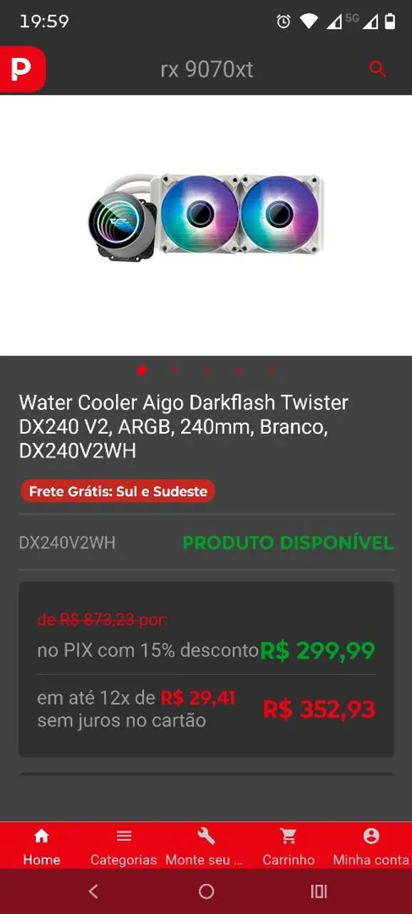 Ryzen 7 5700X + watercooler + Gabinete - Foto 2