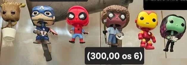 Lote de funkos Marvel