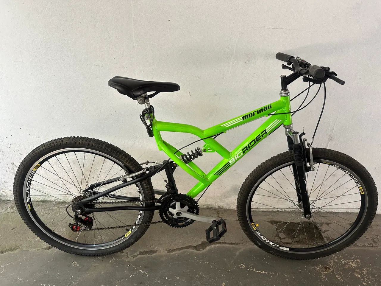 Bicicleta 26 verde limão, MORMAI