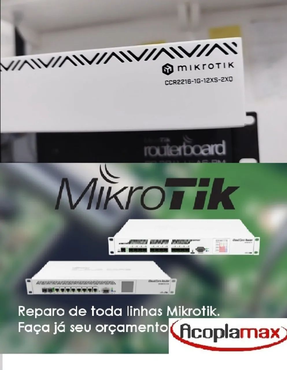 A nova versão revisada do Mikrotik Router  CCR 2116 , CCR 2216 Travadas - Foto 2