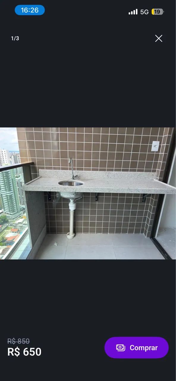 Bancada de granito 