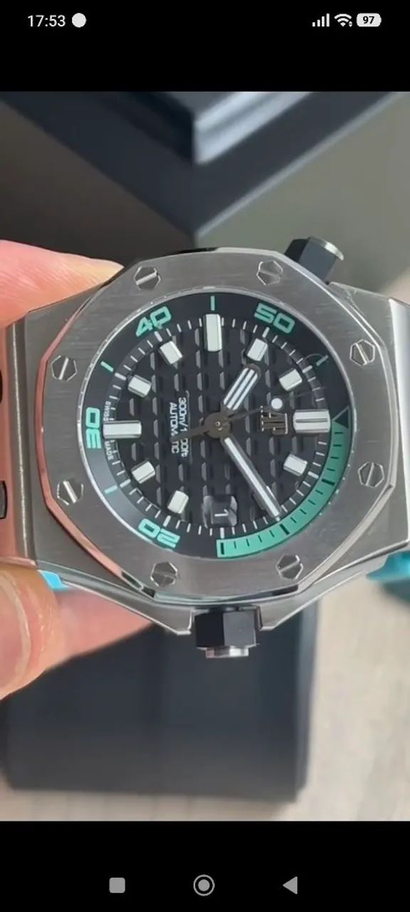 AUDEMARS PIGUET ROYAL AOK/ PULSEIRA AZUL/ S.C - Foto 2