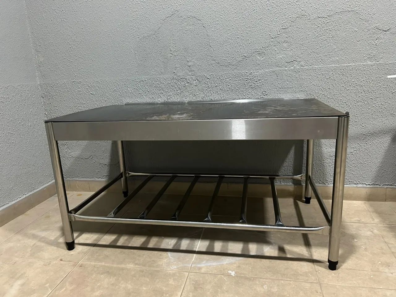 Mesa de inox para chapa 