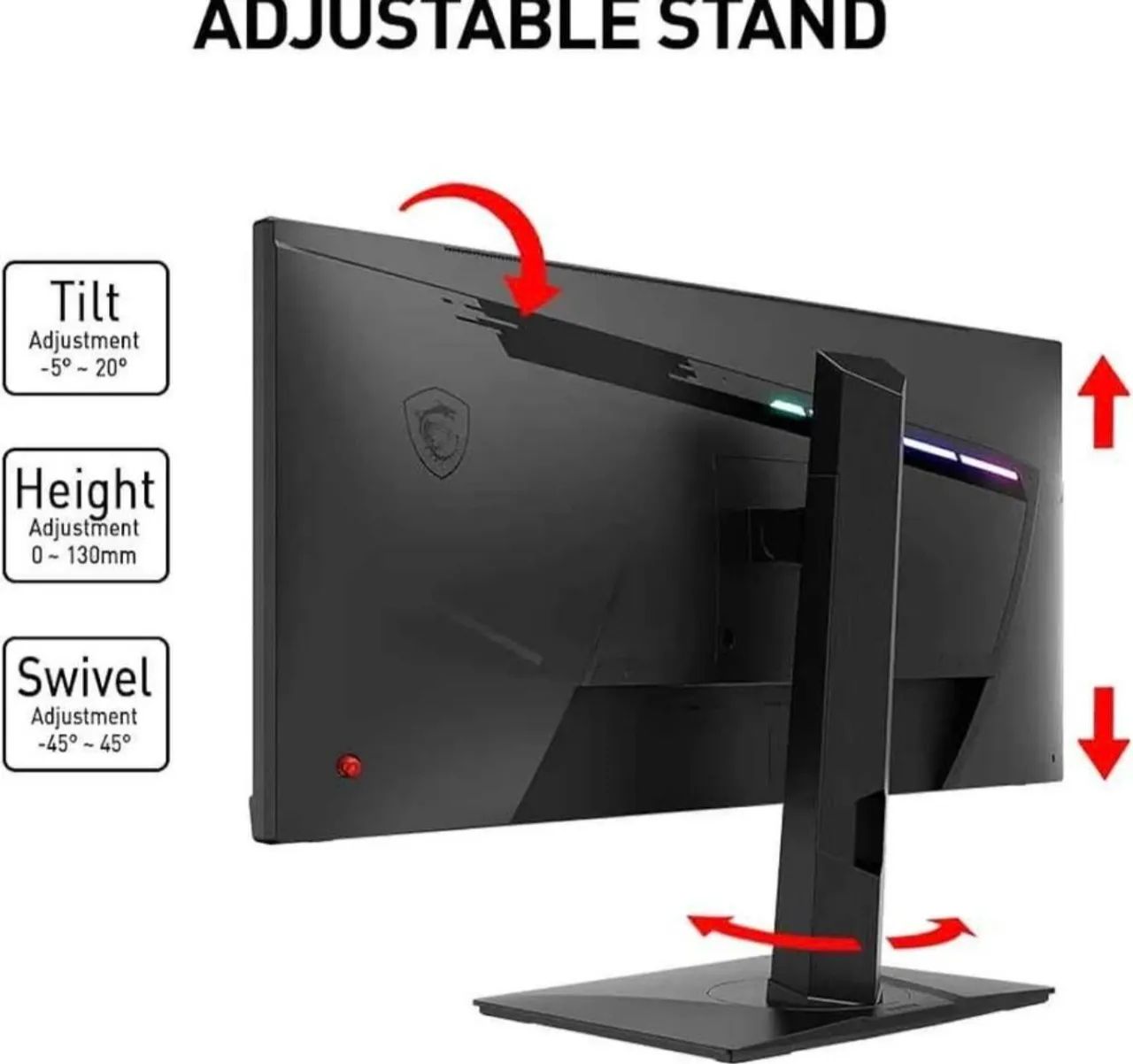Monitor Gamer MSI Tela 3O polegadas Ips 200Hz - Foto 4