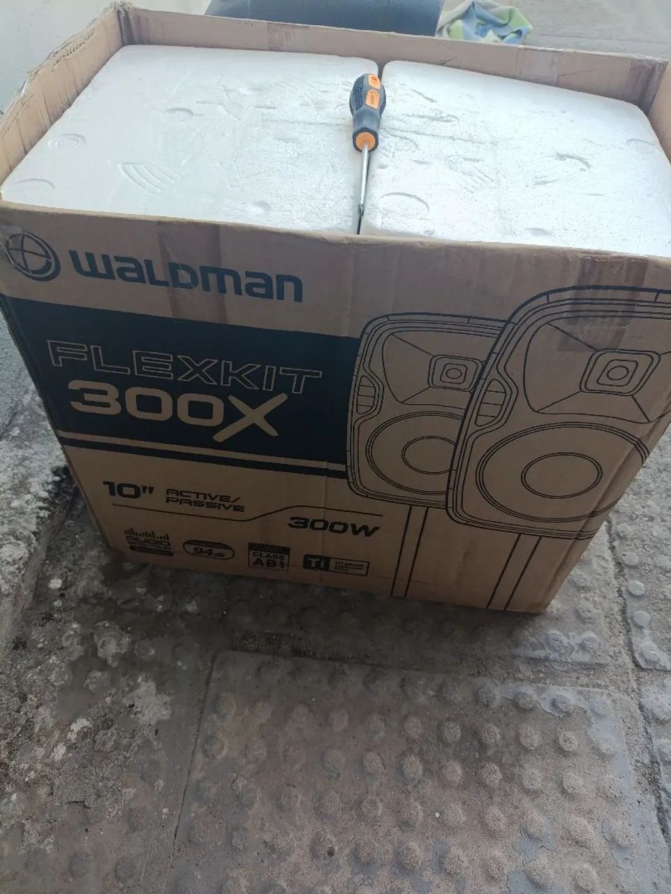 Caixa Ativa Flex Kit 300x Waldman