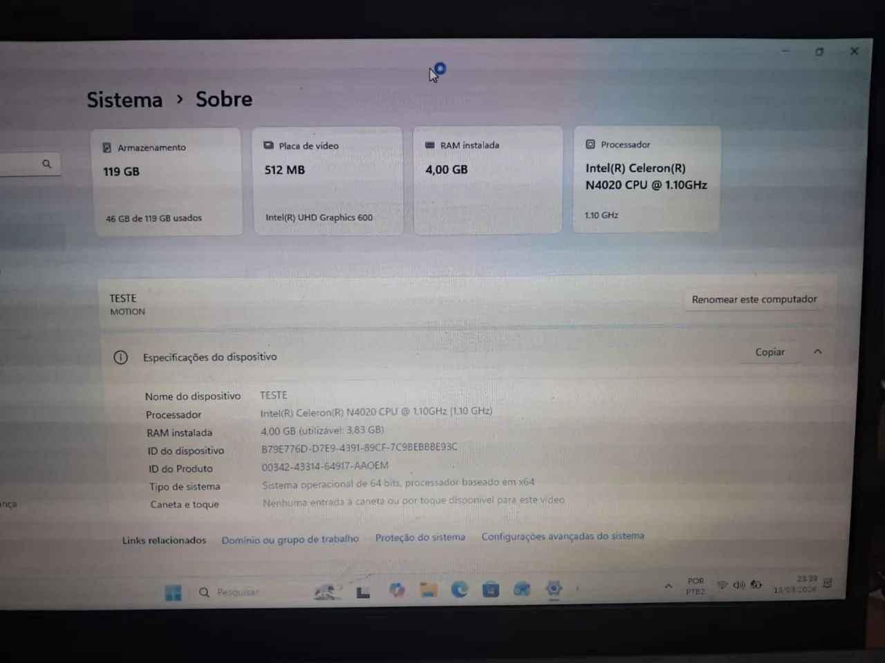 VENDO NOTEBOOK POSITIVO - Foto 2