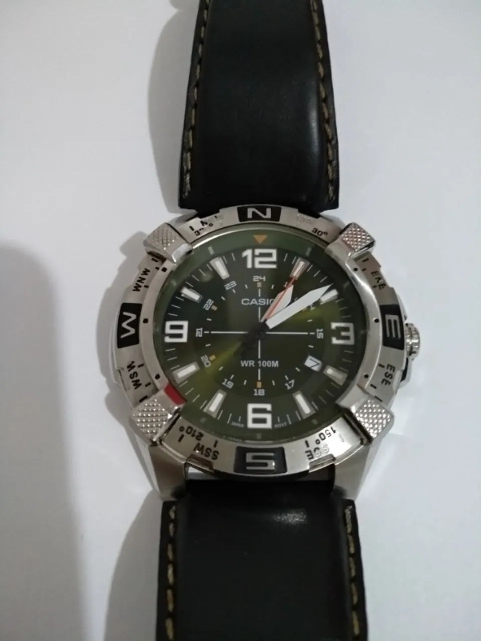 Relógio Casio - Pulseira de Couro - Foto 2