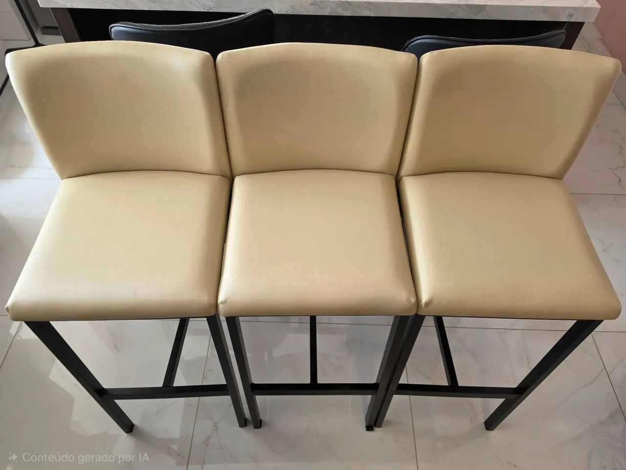 Banquetas - kit com 3 - Foto 4