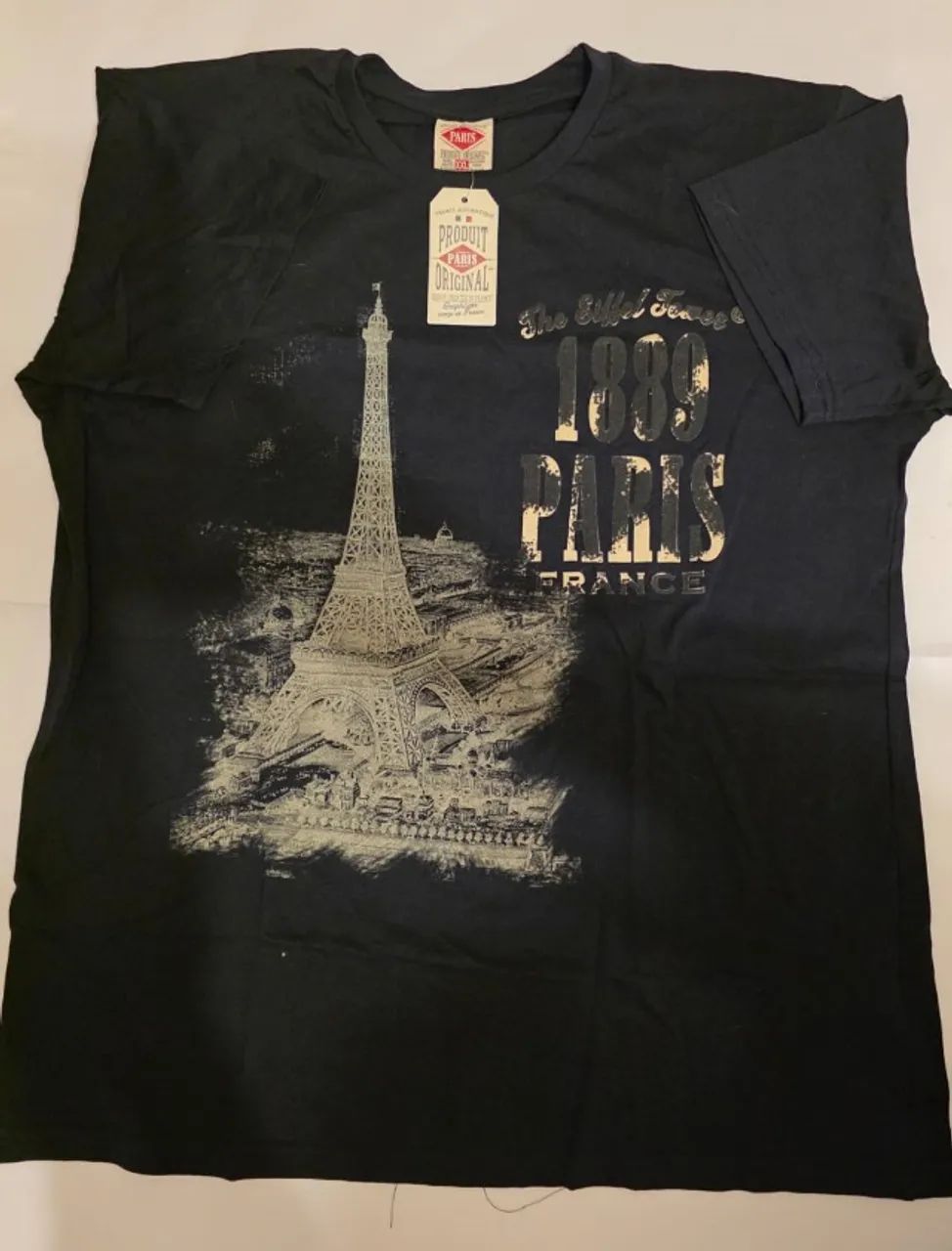 Camiseta de Paris Masculina XXL - Foto 2