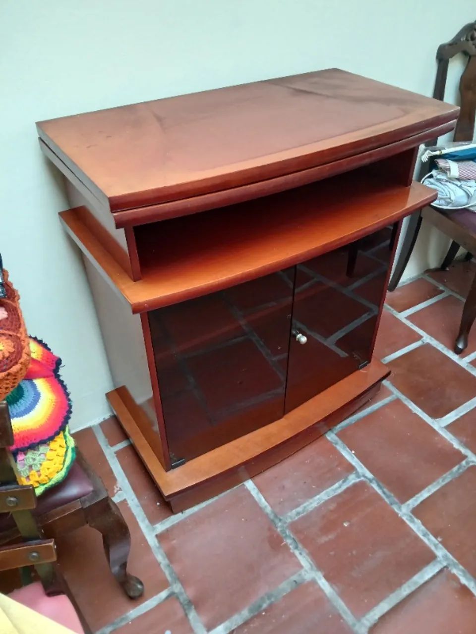 Rack de TV com plataforma de ajuste - Foto 2