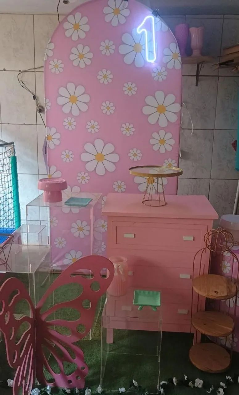 Aluguel de decoração e pegue monte pula pula piscina de bolinha toalhas de mesa  - Foto 5