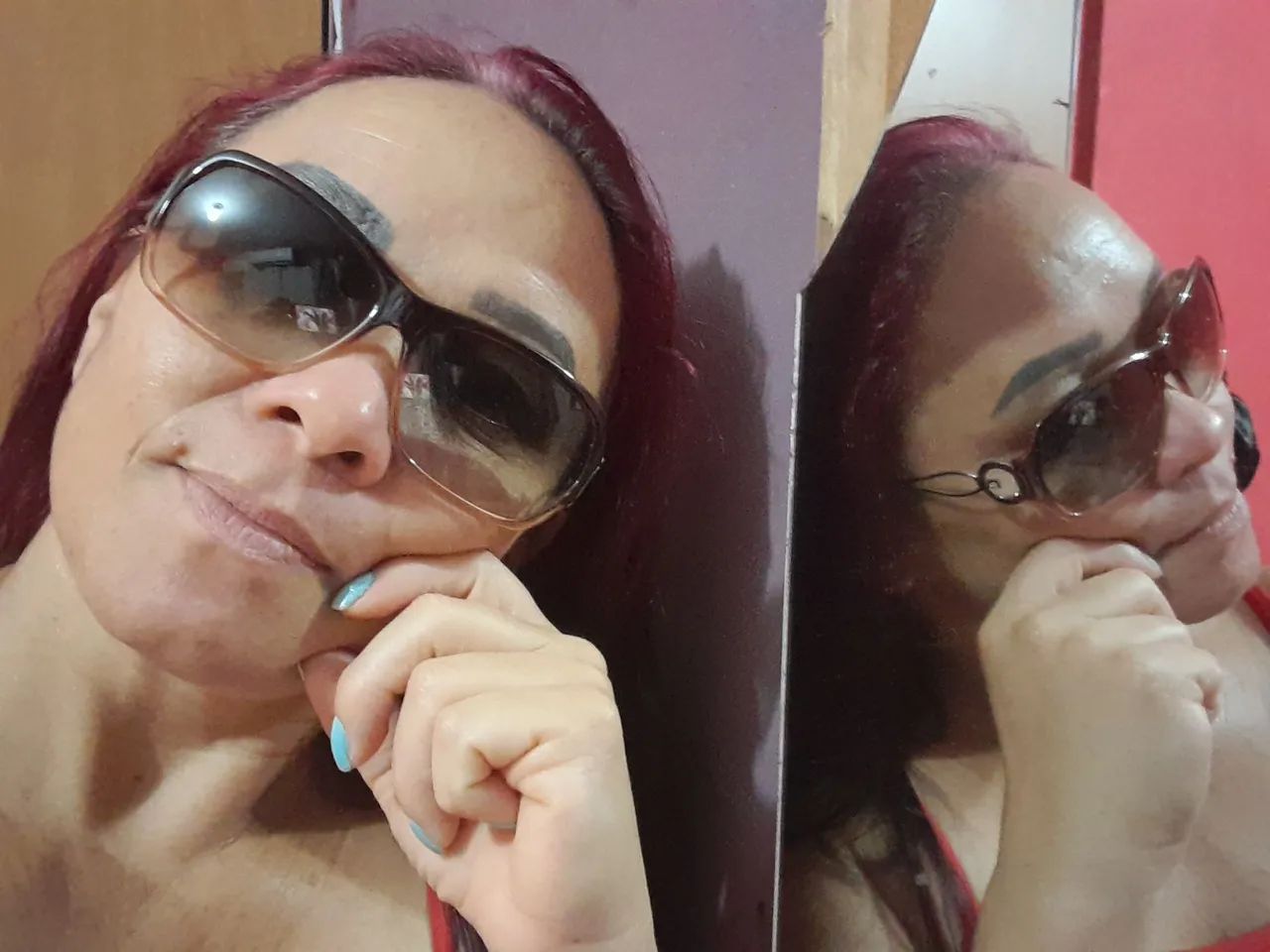 Oculos de sol, com estilo usado e bem conservado  - Foto 2