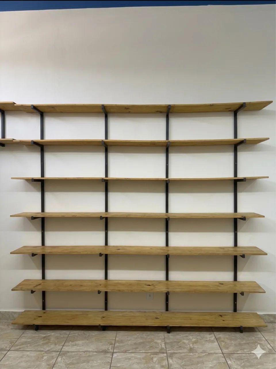 Estante Modular de Parede em Estilo Industrial - Foto 2