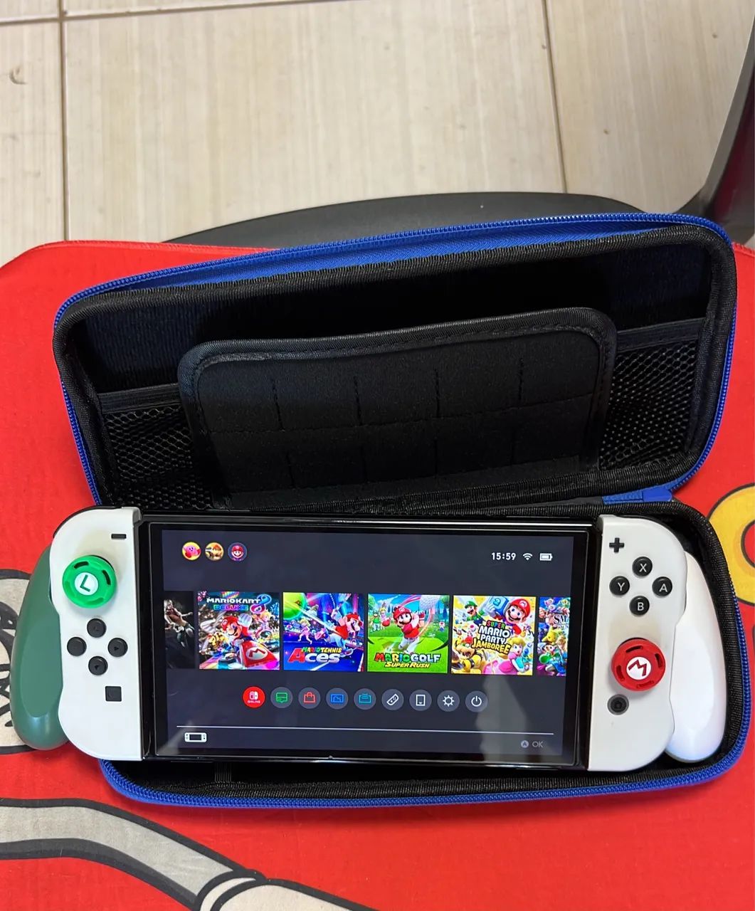 Nintendo switch oled semi novo 