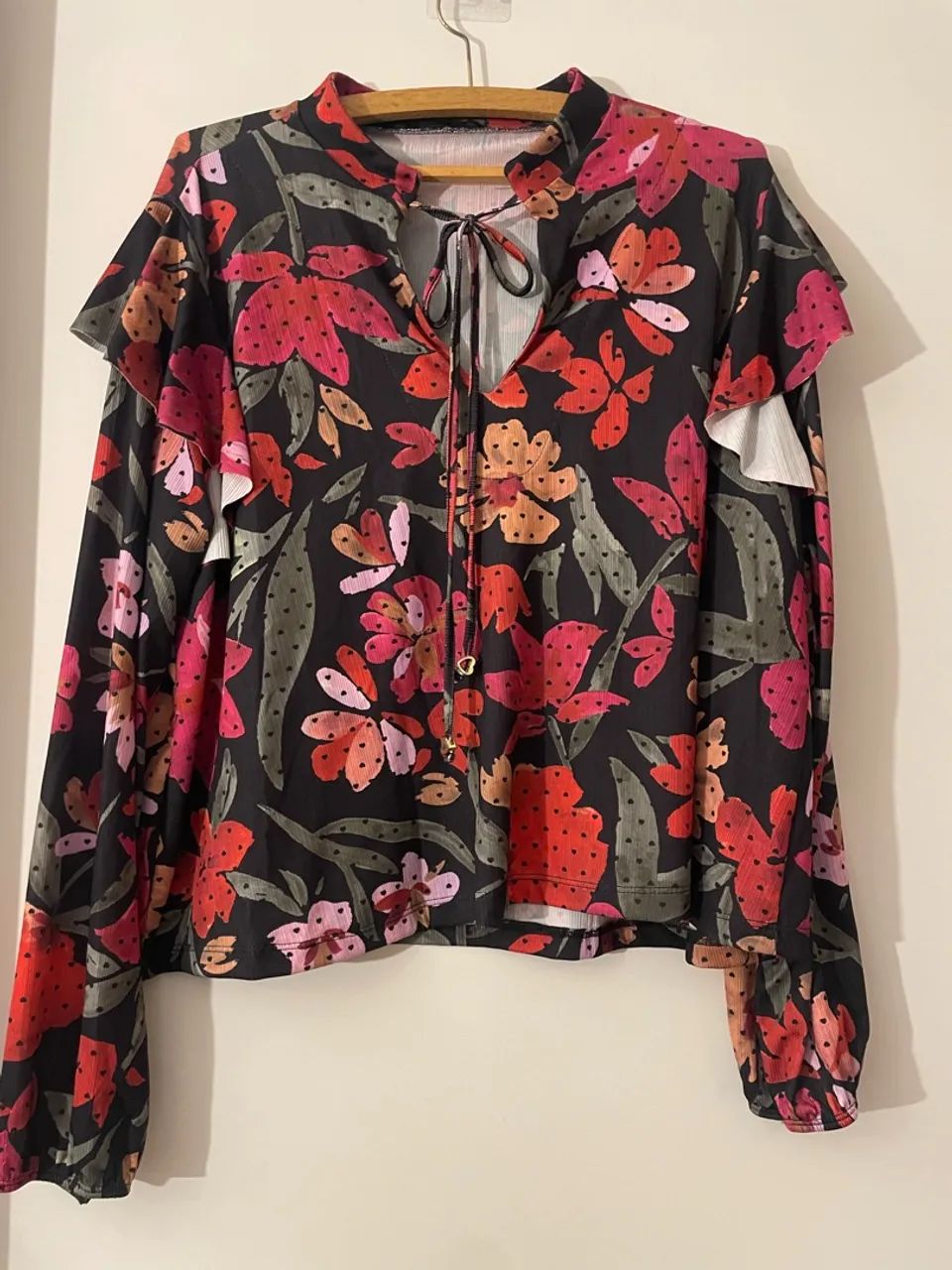 blusa estampada floral - Foto 2