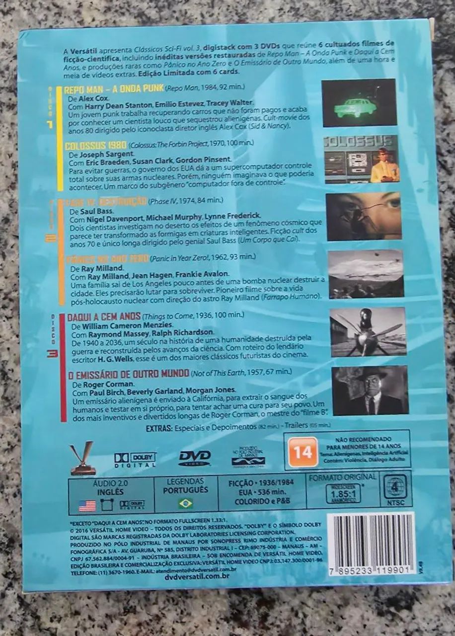BOX DVD CLÁSSICOS  SCI-FI - Foto 2