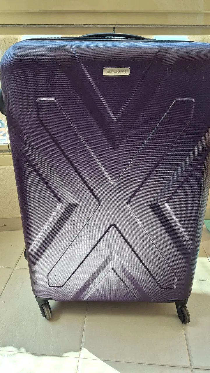 Mala grande de viagem Samsonite com rodinhas - Foto 2